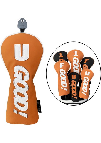 Golf Club Head, Golfçü Ekipmanları Için Su Geçirmez Golf Ahşap Kapağı Turuncu U'yi Kapsıyor (Yurt Dışından) fiyatları
