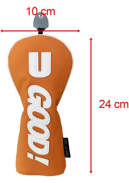 Golf Club Head, Golfçü Ekipmanları Için Su Geçirmez Golf Ahşap Kapağı Turuncu U'yi Kapsıyor (Yurt Dışından) indirimleri