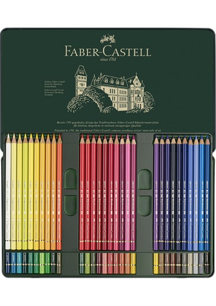 Polychromos 60LI Kuru Boya Kalemi 60 Renk modelleri