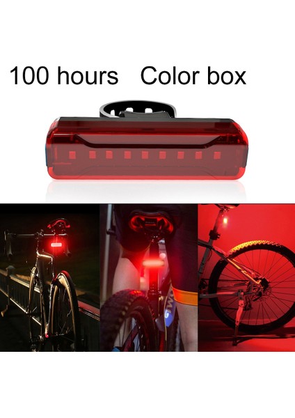 Bisiklet USB Şarj LED Güvenlik Uyarı Işığı (Yurt Dışından)