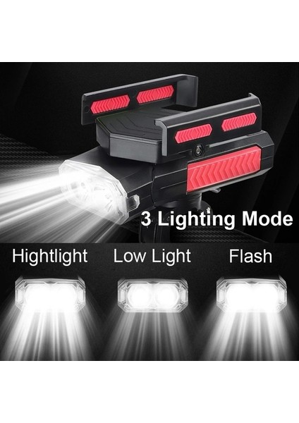 MT-001 Bisiklet Bisiklet Ön Işık, 2000 Mah (Kırmızı Siyah) (Yurt Dışından) indirimleri