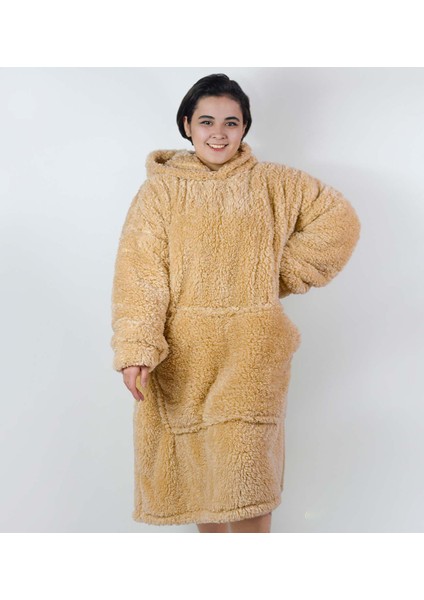 Welsoft Peluş Polar Giyilebilir Battaniye Pijama fiyatları