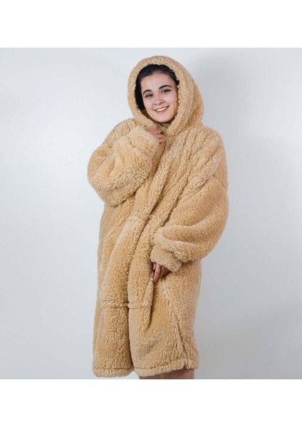 Welsoft Peluş Polar Giyilebilir Battaniye Pijama modelleri