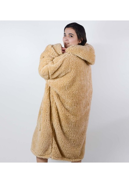 Welsoft Peluş Polar Giyilebilir Battaniye Pijama fırsatları