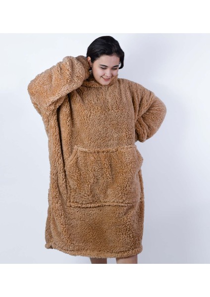 Welsoft Peluş Polar Giyilebilir Battaniye Pijama modelleri