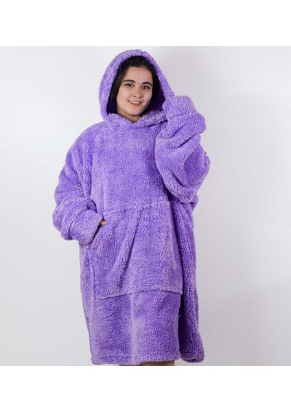 Harika Peluş Fabrikası Welsoft Peluş Polar Giyilebilir Battaniye Pijama