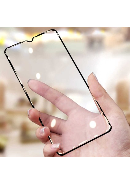 Oppo A16 Tam Kaplayan Tamperli Cam Kavisli Tam Korumalı (Davin 5d)