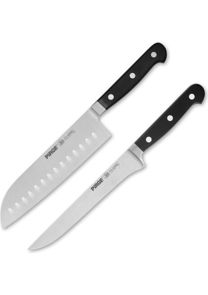 Classic Santoku Bıçak Seti 2 Parça