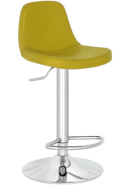 Ikona Küçük Deri Bar Sandalyesi