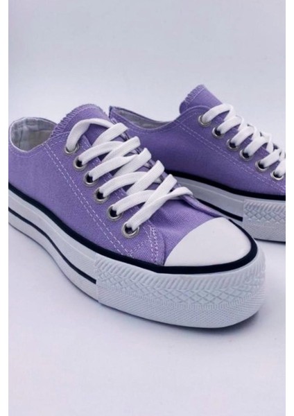 Skywalk Keten Lila Yüksek Taban Sneaker Spor Ayakkabı fiyatları
