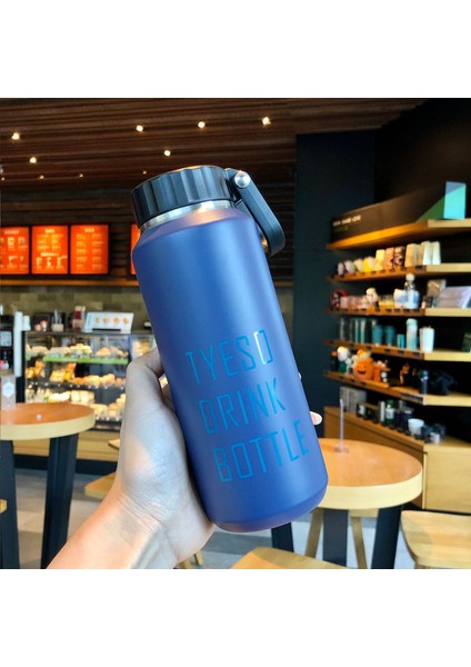 500 ml Paslanmaz Çelik Taşınabilir Termos - Mavi (Yurt Dışından)