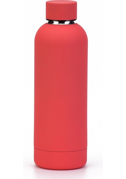 500 ml Paslanmaz Çelik Taşınabilir Termos - Kırmızı (Yurt Dışından)