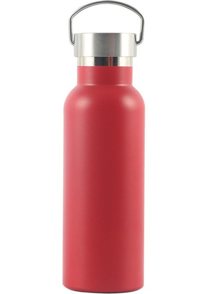 500 ml Paslanmaz Çelik Taşınabilir Termos - Kırmızı (Yurt Dışından)