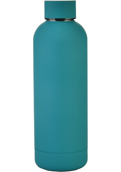 500 ml Paslanmaz Çelik Taşınabilir Termos - Koyu Yeşil (Yurt Dışından)