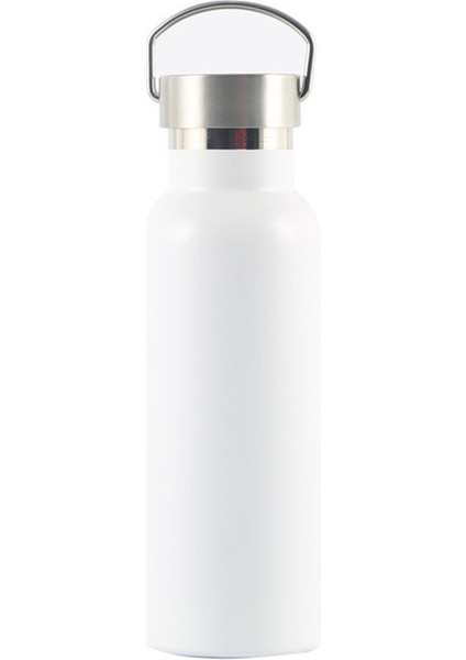 500 ml Paslanmaz Çelik Taşınabilir Termos - Beyaz (Yurt Dışından)
