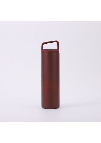 600 ml Taşınabilir Paslanmaz Çelik Termos - Kırmızı (Yurt Dışından)