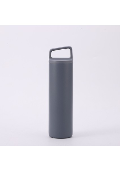 600 ml Taşınabilir Paslanmaz Çelik Termos - Gri (Yurt Dışından)