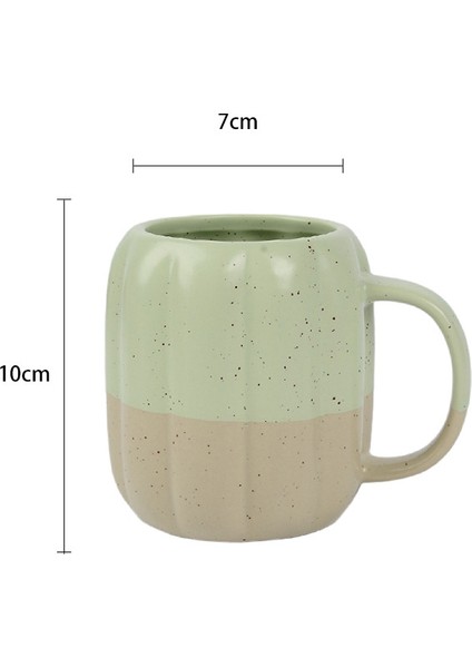 350 ml Seramik Kahve Fincanı - Yeşil (Yurt Dışından)