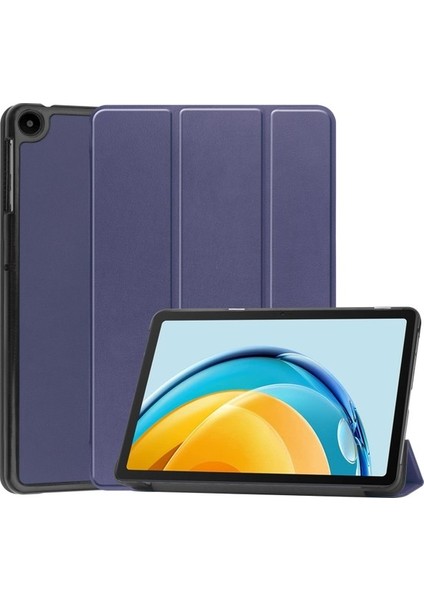 Huawei Matepad Se 10.4'' Flip Folio Ultra Ince Pu-Deri Sert Kapak Tablet Kılıfı (Yurt Dışından)