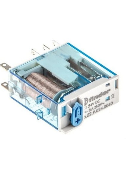 Fınder F.46.52.9.024.0040 Soket Tipin Agni 2 Co 8A 24 Vdc Merk Kilit+ Gös.