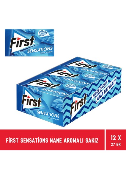 Sensations Nane Aromalı Sakız 27 gr - 12 Adet