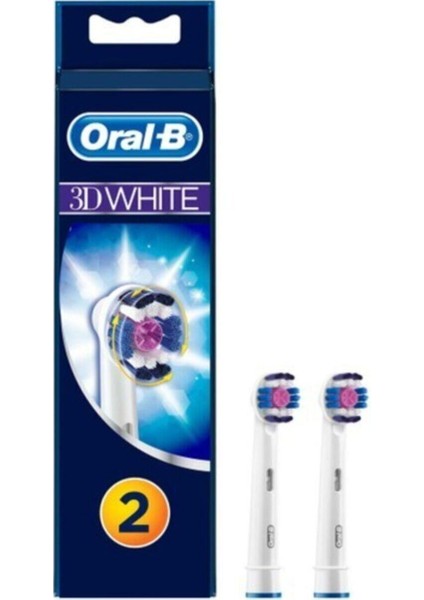 EB18 3D White Diş Fırçası 2 Li Yedek Başlık