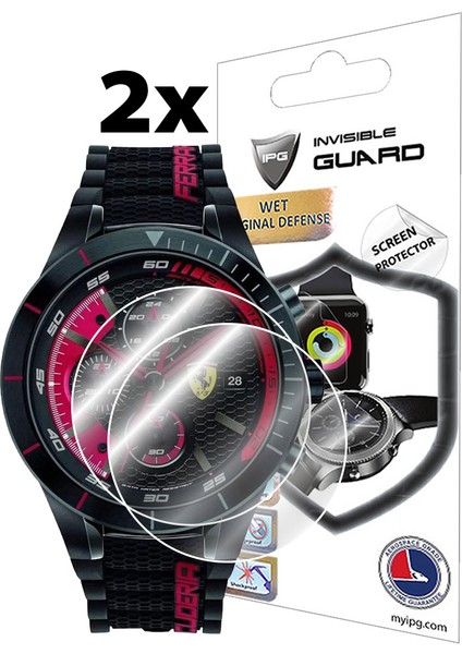 Ferrari 0830260 Redrev Evo Analog Watch ile Uyumlu Ipg Ekran Koruyucu (2 Adet) indirimleri