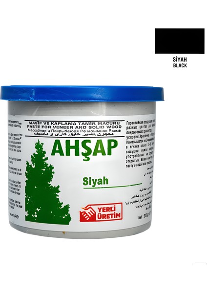 Mobilya Ahşap Tamir Macunu 200 gr Siyah