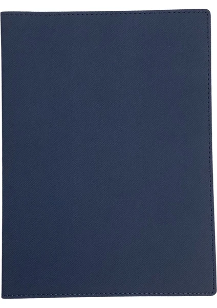 Acar Timex Soft Defter 16*23,5 cm 256 Sayfa Çizgili Yarı Gizli Spiralli Defter Lacivert