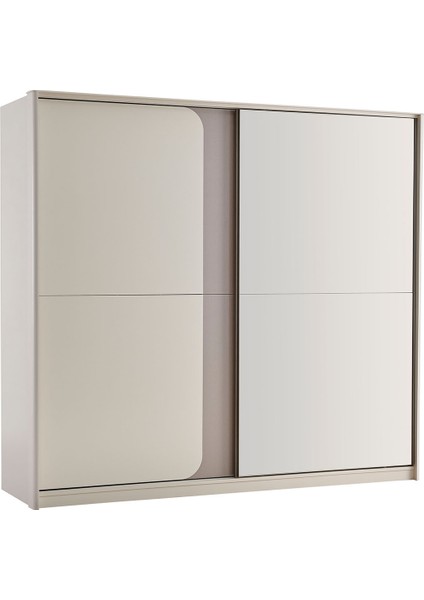 Milena 2 Kapaklı Sürgü Dolap 210CM indirimleri