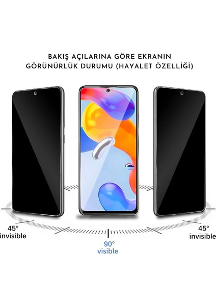 Samsung Galaxy A54 5g Uyumlu Privacy Hayalet Gizli Tam Kaplayan Ekran Koruyucu