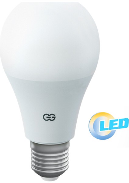 Günsan LED Ampul 220-240V 6500K E27 Beyaz Işık 9W