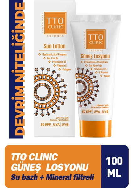 Tto Clinic Güneş Losyonu 100 ml