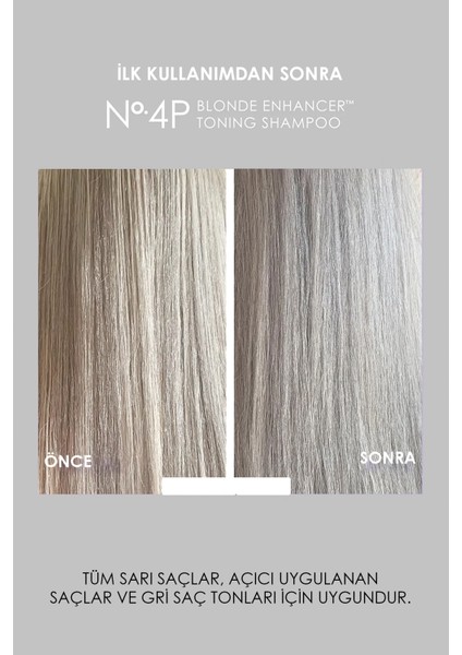 Blonde Enhancer Duo - Sarı Saçların Rengini Koruyan & Canlandıran Bağ  Bakım Seti