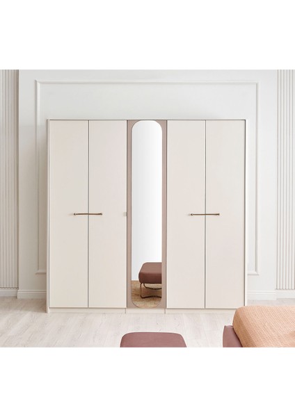 Milena 5 Kapaklı Dolap