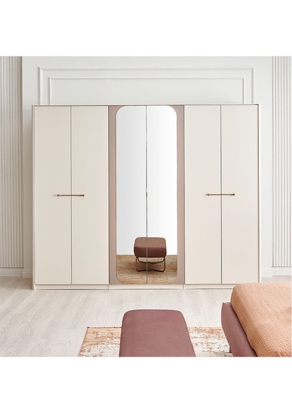 Milena 6 Kapaklı Dolap