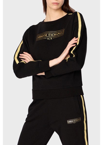 Pamuklu Regular Fit Bisiklet Yaka Sweat Bayan Sweat 3rymca YJ68Z 1200