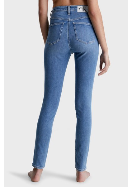 Pamuklu Yüksek Bel Dar Paça Skinny Fit Jeans J20J2206261A4 Bayan Kot Pantolon J20J220626 1A4