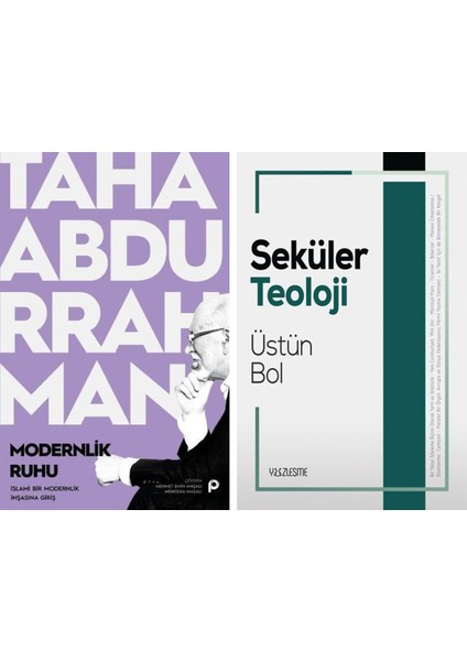 Modernlik Ruhu - Seküler Teoloji 2 Kitap Set - Taha Abdurrahman