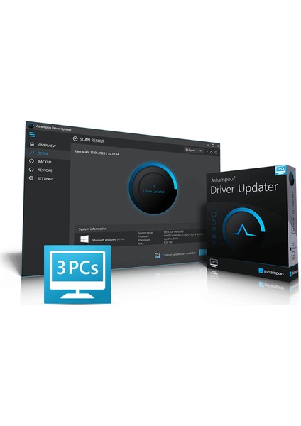 ® Driver Updater - 3 Cihaz 1 Yıl Dijital Kod
