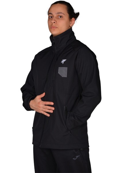 Drop Softshell - Erkek Siyah Spor Mont - 4222700