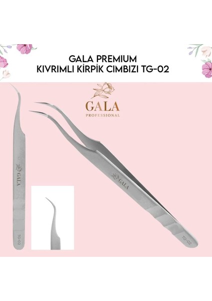 Gala Premium Ipek Kirpik Cımbız Tg-02