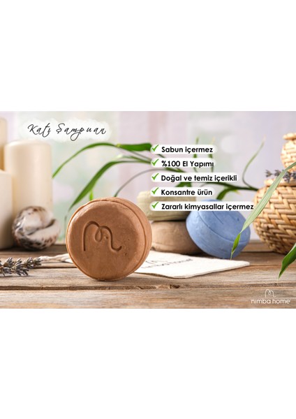 - Portakal & Jojoba Katı Şampuan 110 Gr, Bitkisel, %100 Doğal El Yapımı