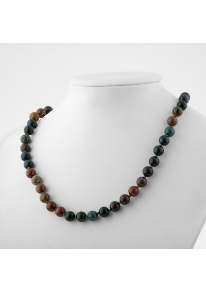 Hint Akiği 8 mm Düğümlü Doğal Taş Kolye fiyatları