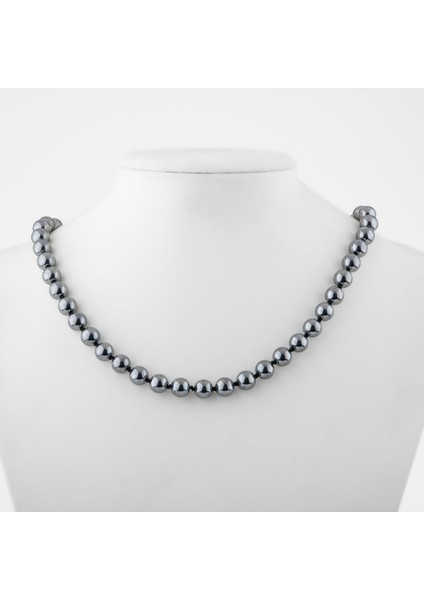 Trehartz 8 mm Düğümlü Doğal Taş Kolye