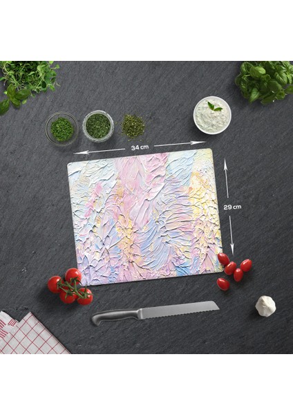 Fırça Dokunuşu | Cam Kesme Tahtası - Cam Kesme Tablası | 29cm X 34cm fiyatları