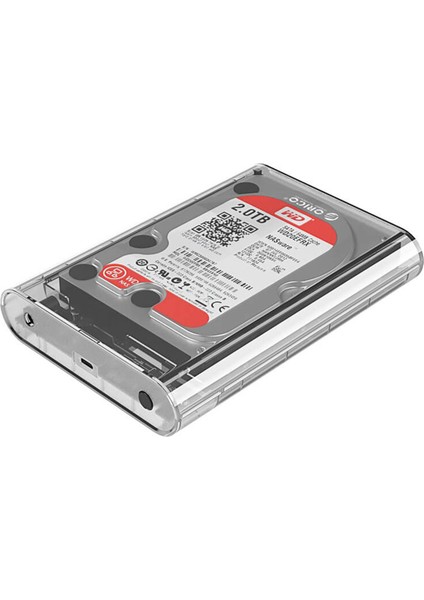 Orıco USB 3.1 Gen1 Type-C Şeffaf 2.5” 3.5” Inch Sata SSD Hard Disk Kutusu