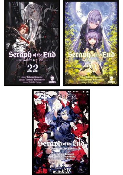 Seraph Of The End 22-23-24. Ciltler Manga Seti - Takaya Kagami