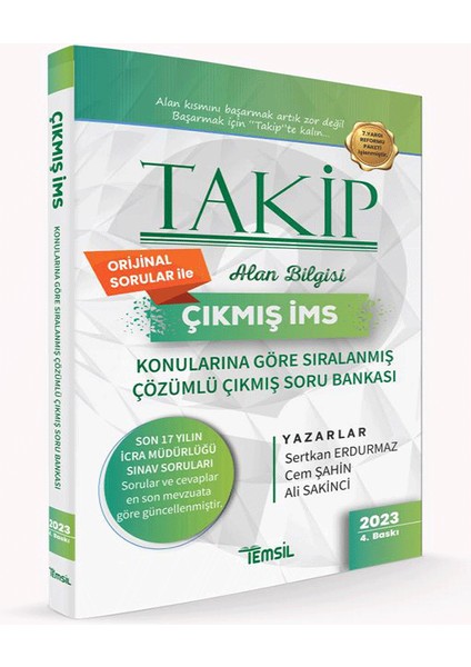 Takip Icra Müdürlüğü Çıkmış Soru Bankası fiyatları