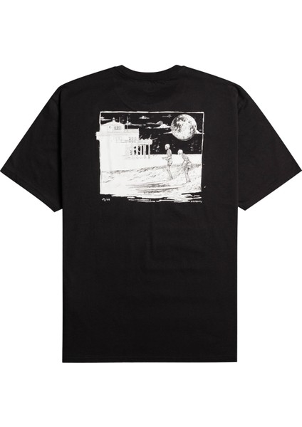 Night Ride Ss Erkek Siyah T-Shirt EBYZT00108-BLK fiyatları